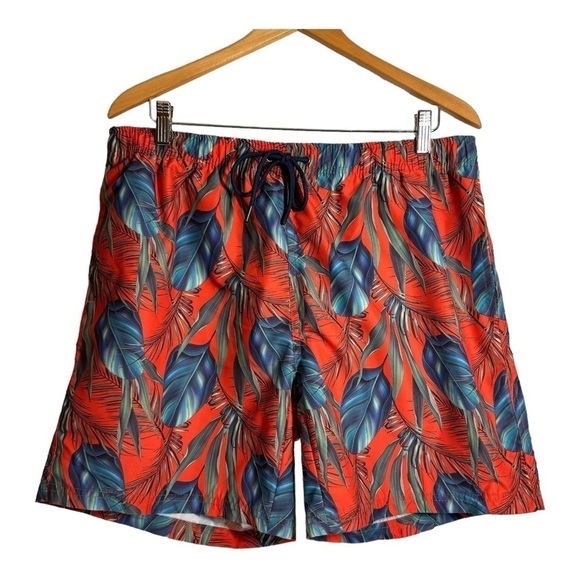Soul of London Tropical Swim Trunks Size L NWT - Picture 7 of 7